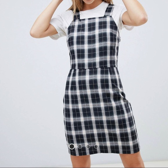 Daisy Street Wide Strap Cami Dress in Retro Check - Picture 3 of 4